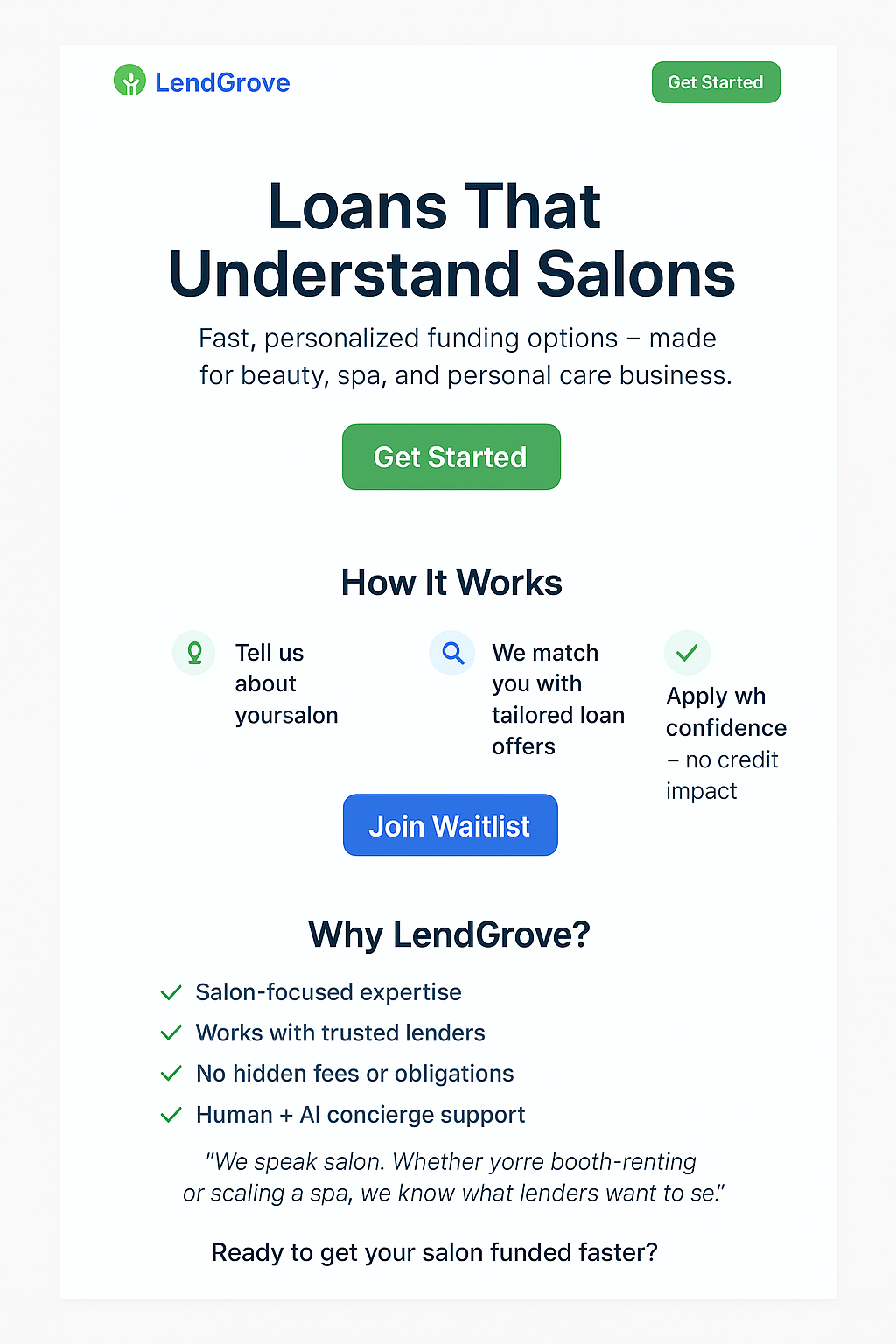LendGrove Dashboard Preview